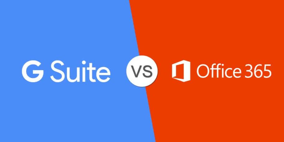Google office Gsuite vs office 365